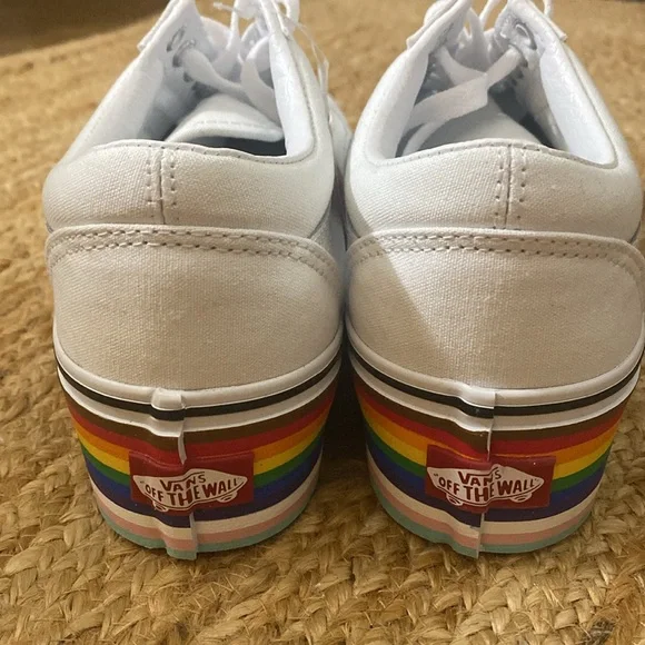 Old Skool Vans - rainbow platforms **brand new** - Picture 6 of 8